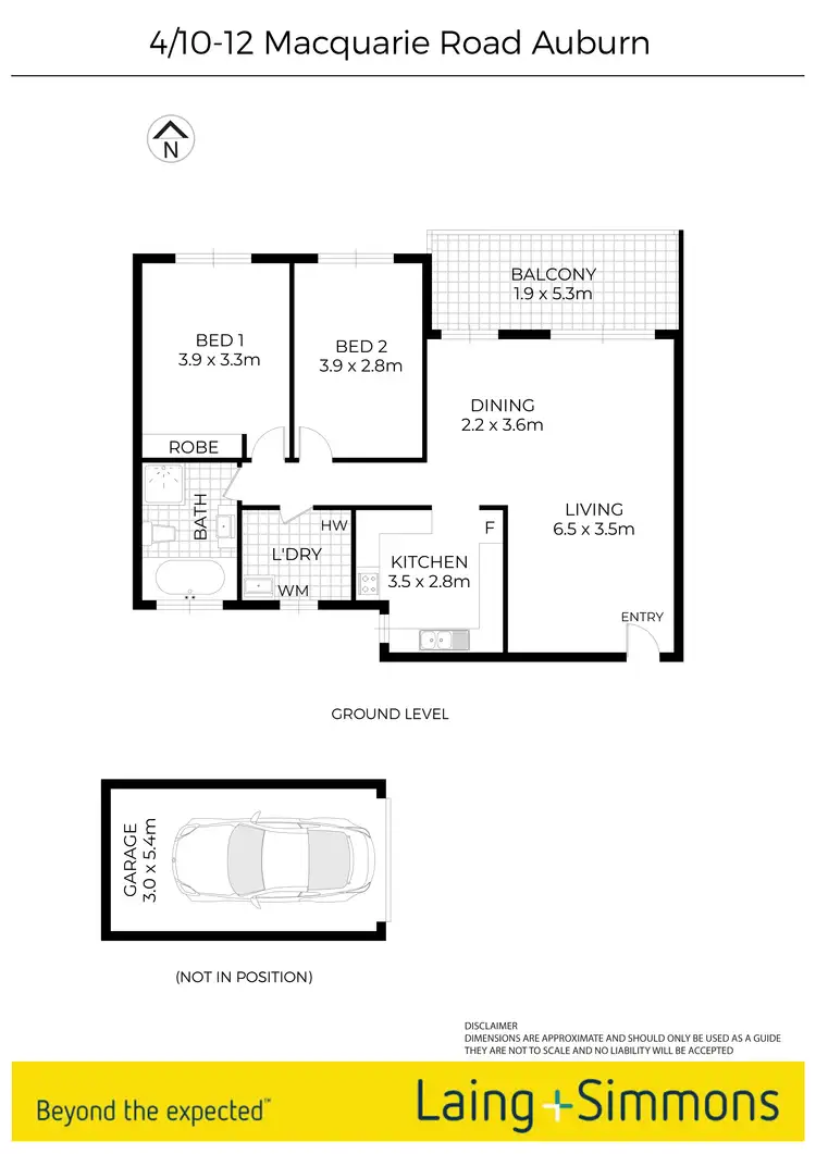 Floorplan of Homely unit listing, 4/10-12 Macquarie Road, Auburn NSW 2144