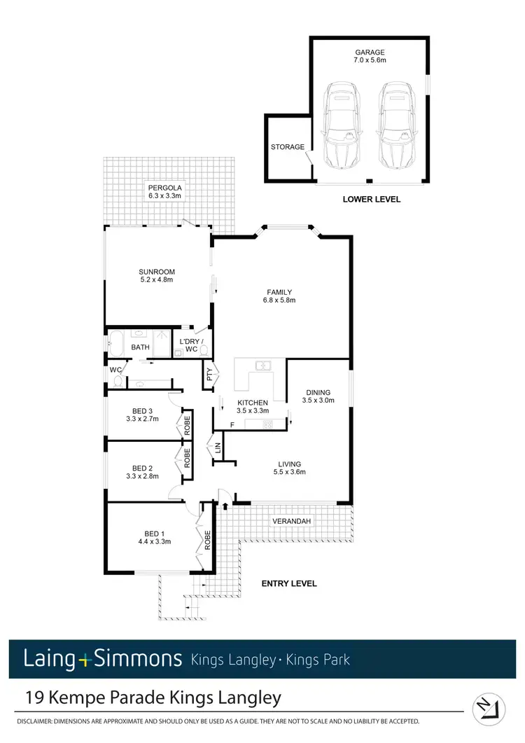 Floorplan of Homely house listing, 19 Kempe Pde, Kings Langley NSW 2147