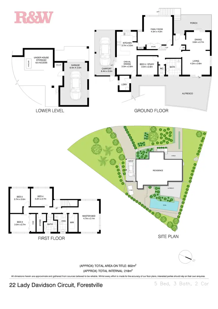 Floorplan of Homely house listing, 22 Lady Davidson Circuit, Forestville NSW 2087