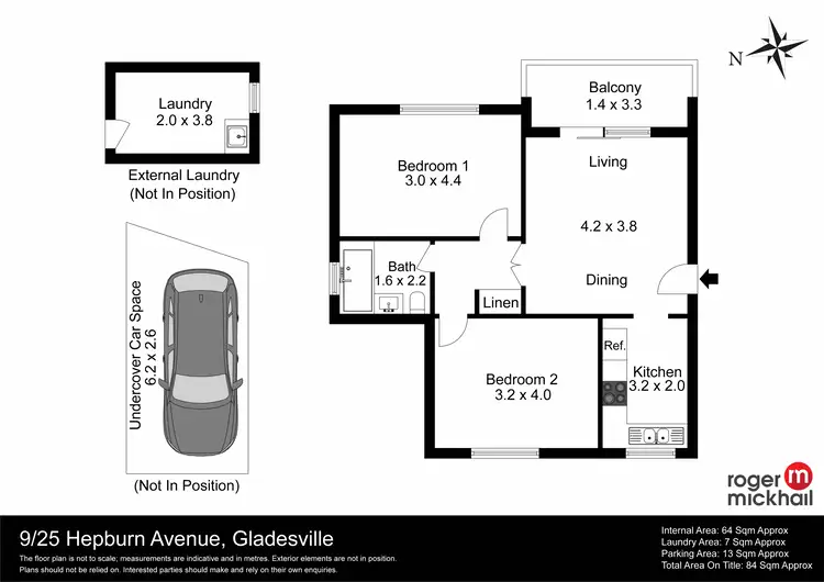 Floorplan of Homely apartment listing, 9/25 Hepburn Avenue, Gladesville NSW 2111