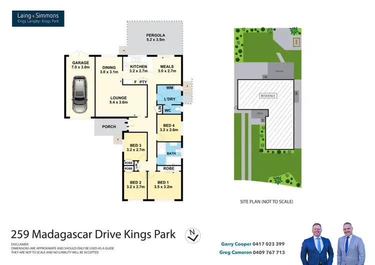 Floorplan of Homely house listing, 259 Madagascar Dr, Kings Park NSW 2148
