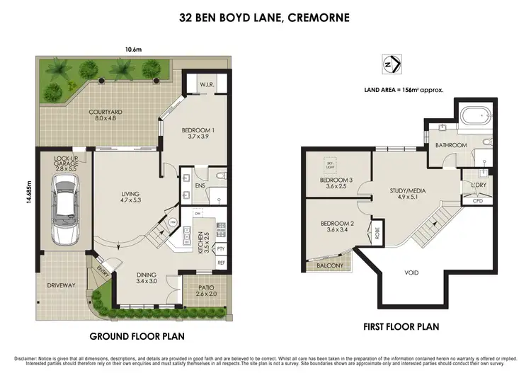 Floorplan of Homely house listing, 32 Ben Boyd Lane, Cremorne NSW 2090
