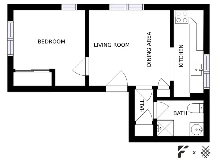 Floorplan of Homely apartment listing, 18/64 Ben Boyd Road, Neutral Bay NSW 2089