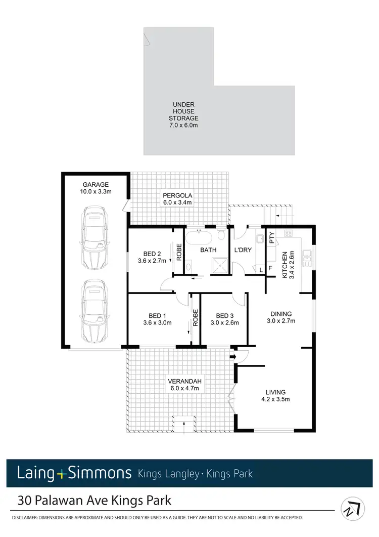 Floorplan of Homely house listing, 30 Palawan Ave, Kings Park NSW 2148