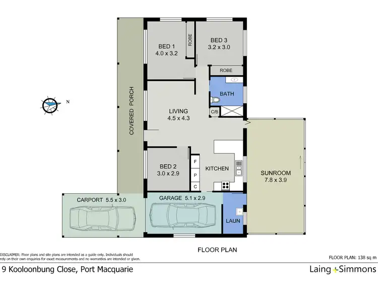 Floorplan of Homely house listing, 9 Kooloonbung Close, Port Macquarie NSW 2444