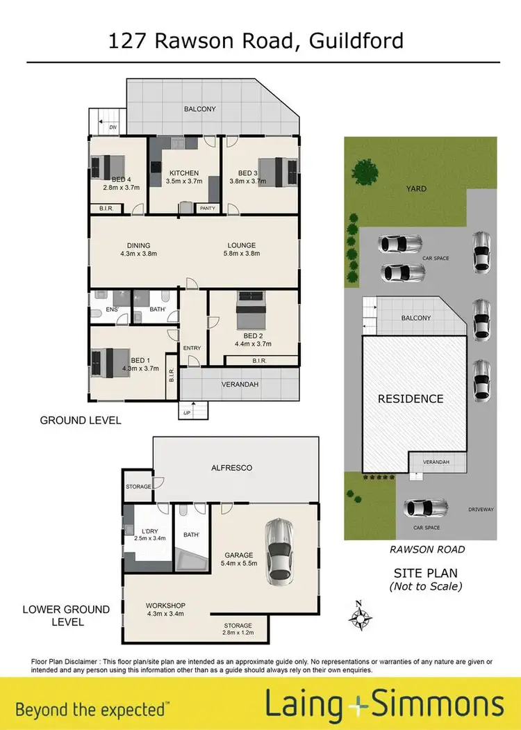 Floorplan of Homely house listing, 127 Rawson Road, Guildford NSW 2161
