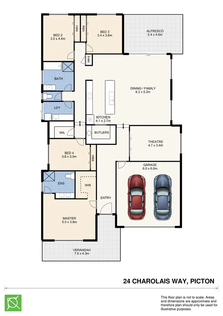 Floorplan of Homely house listing, 24 Charolais Way, Picton NSW 2571