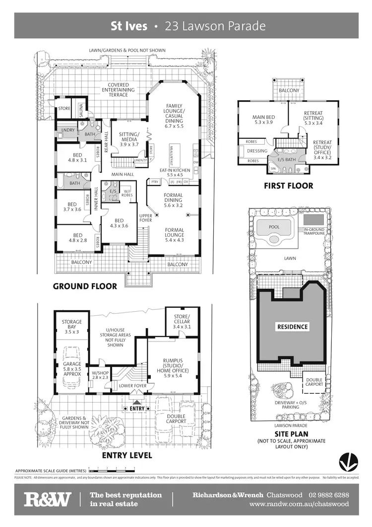 Floorplan of Homely house listing, 23 Lawson Parade, St Ives NSW 2075