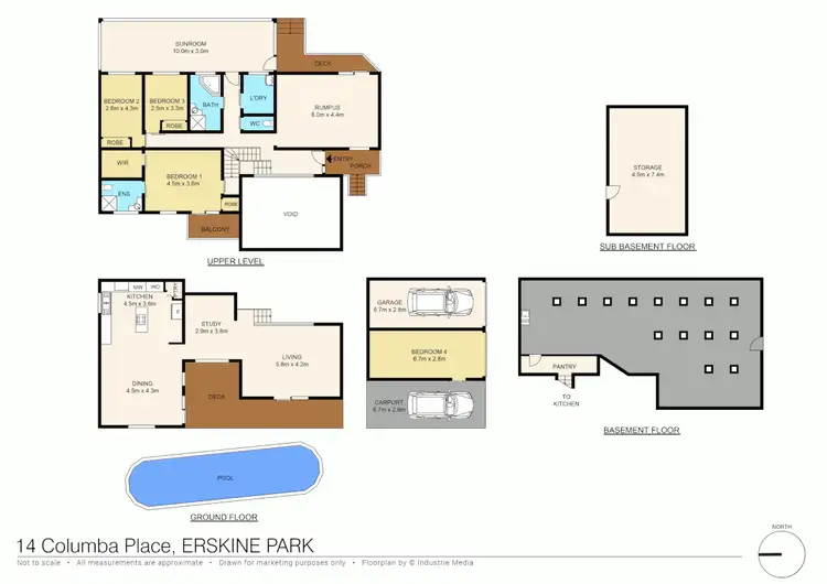 Floorplan of Homely house listing, 14 Columba Place, Erskine Park NSW 2759