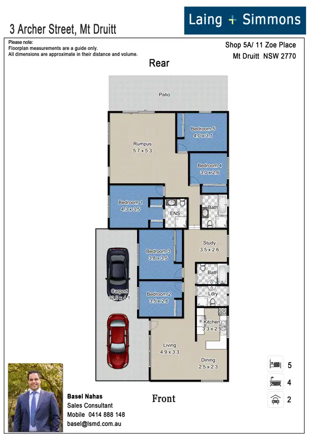Floorplan of Homely house listing, 3 Archer Street, Mount Druitt NSW 2770