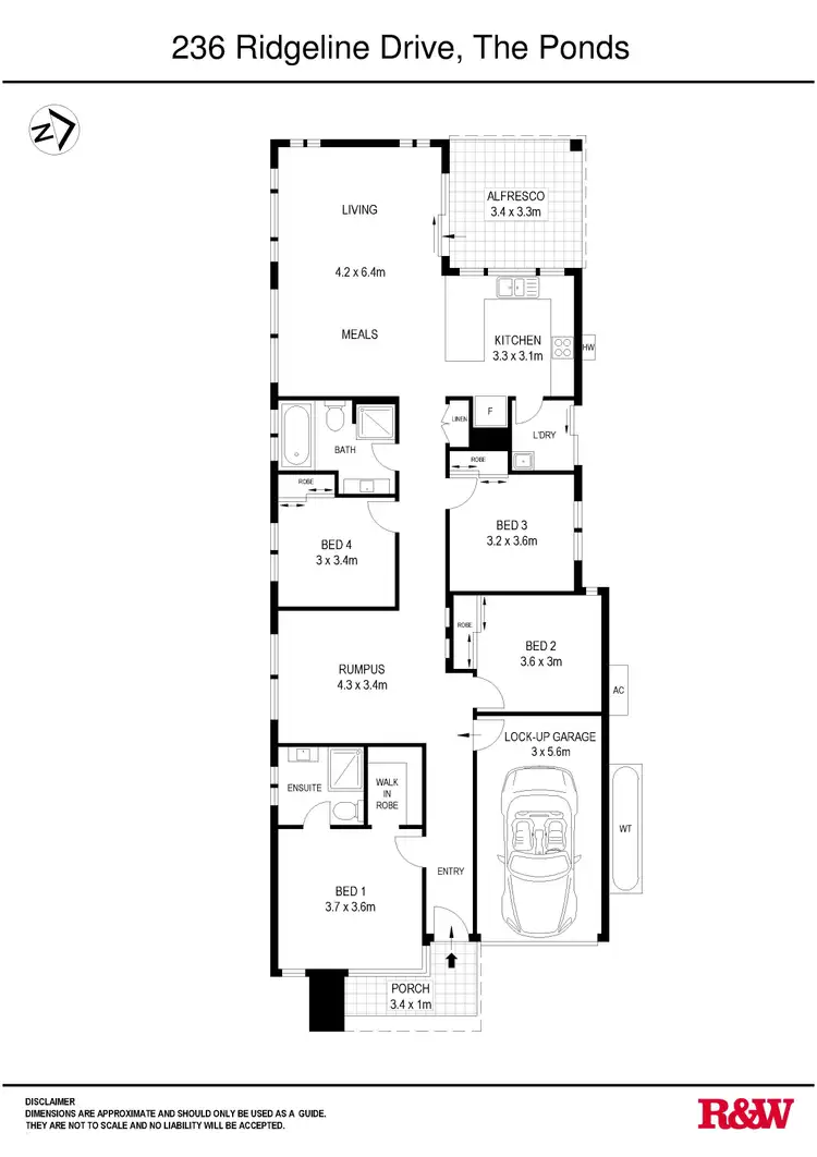 Floorplan of Homely house listing, 236 Ridgeline Drive, The Ponds NSW 2769