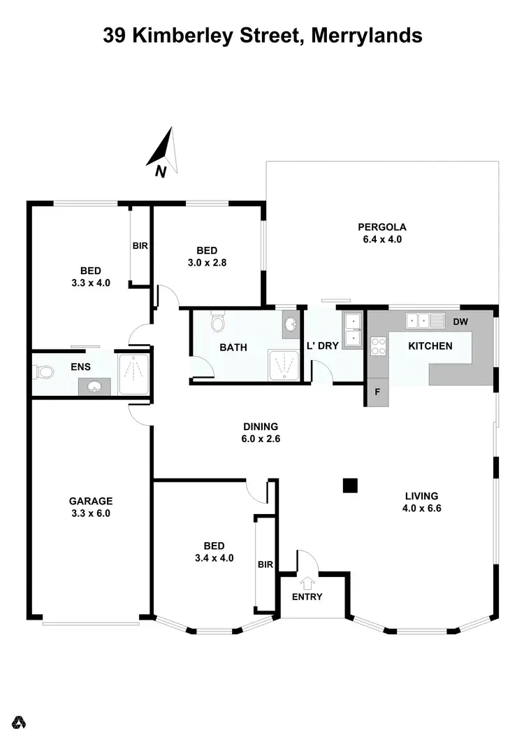 Floorplan of Homely house listing, 39 Kimberley Street, Merrylands NSW 2160