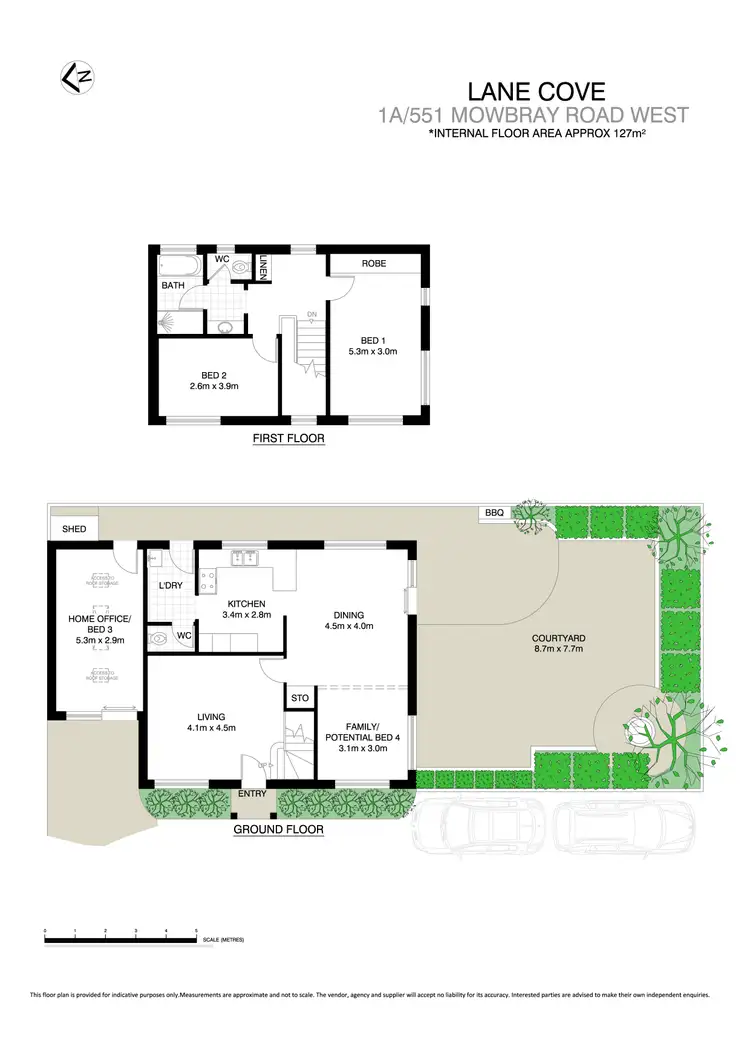 Floorplan of Homely house listing, 1A/551 Mowbray Road West, Lane Cove NSW 2066