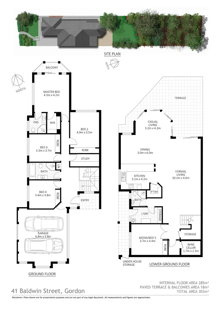 Floorplan of Homely house listing, 41 Baldwin Street, Gordon NSW 2072