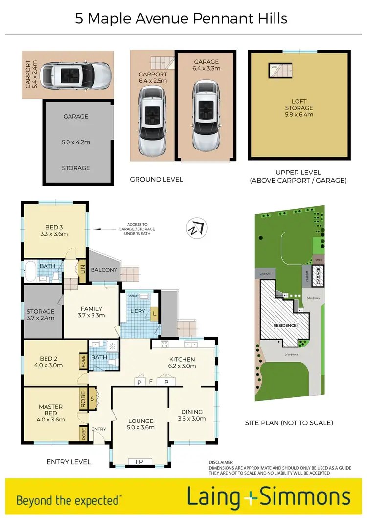 Floorplan of Homely house listing, 5 Maple Avenue, Pennant Hills NSW 2120