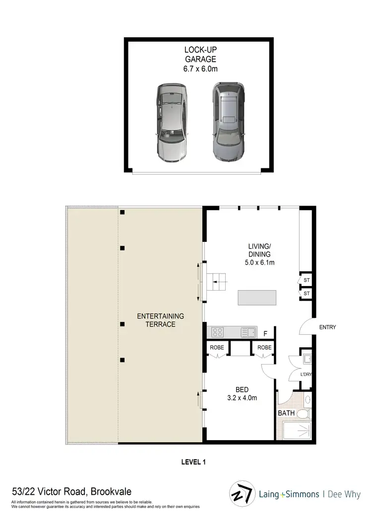 Floorplan of Homely apartment listing, 53/11-13 Shackel Avenue, Brookvale NSW 2100