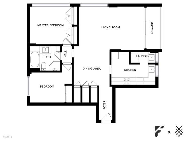 Floorplan of Homely apartment listing, 28/16 Carr Street, Waverton NSW 2060