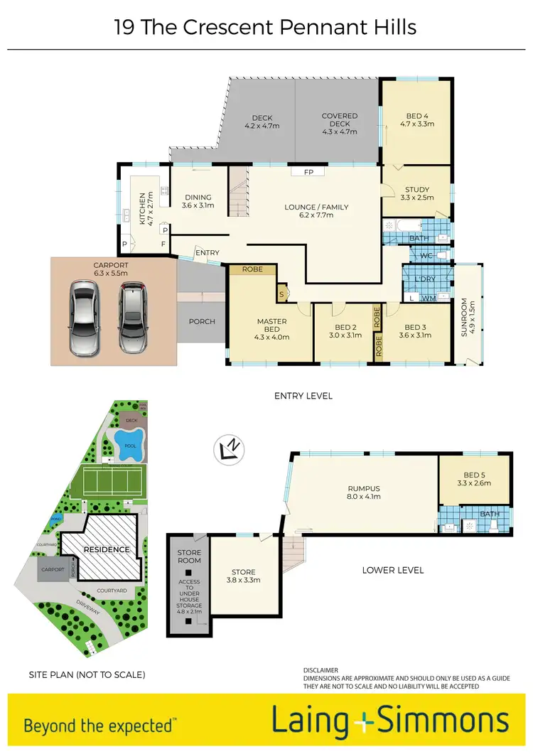 Floorplan of Homely house listing, 19 The Crescent, Pennant Hills NSW 2120