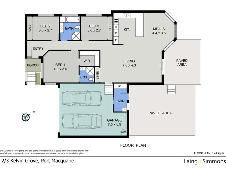 Floorplan of Homely villa listing, 2/3 Kelvin Grove, Port Macquarie NSW 2444