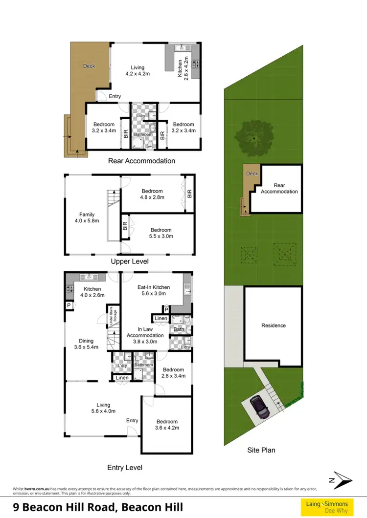 Floorplan of Homely house listing, 9 & 9A Beacon Hill Road, Beacon Hill NSW 2100
