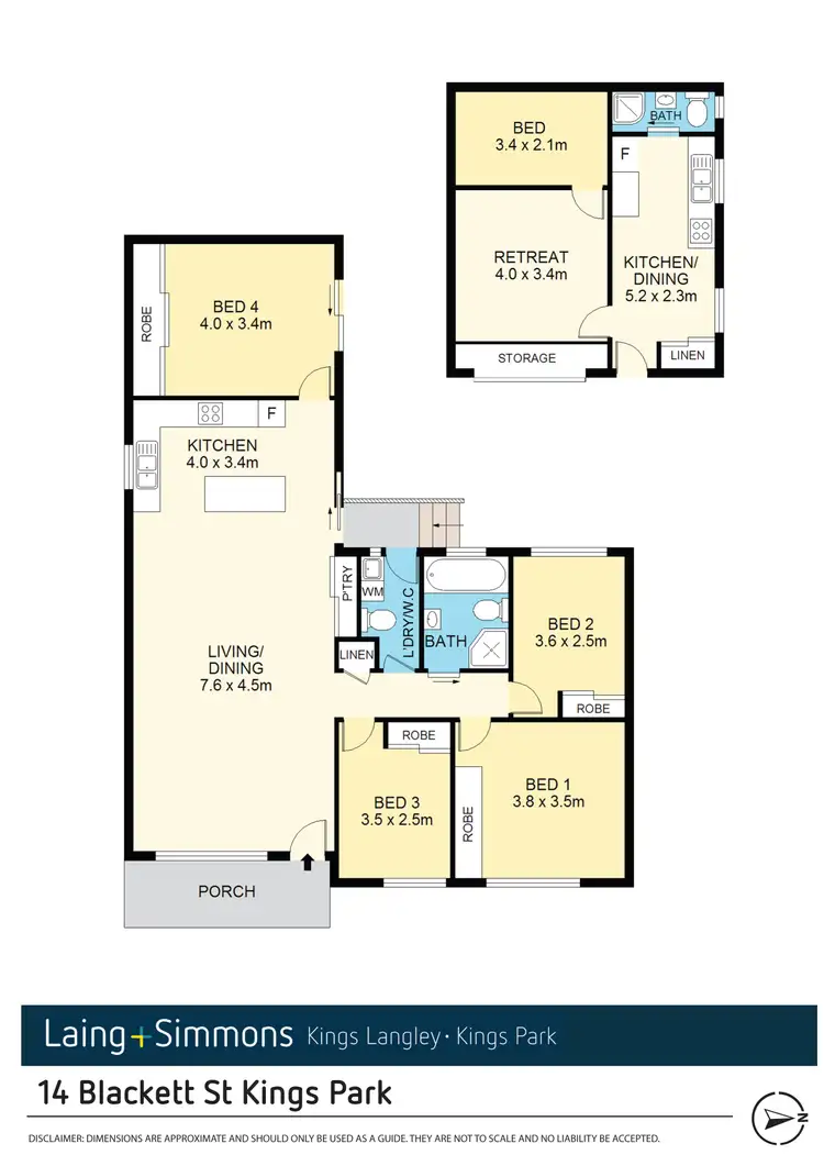 Floorplan of Homely house listing, 14 Blackett Street, Kings Park NSW 2148