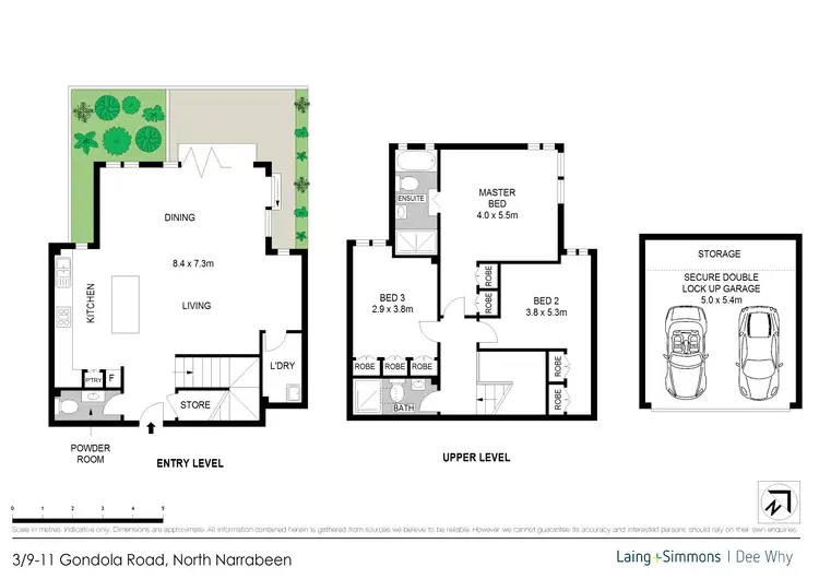 Floorplan of Homely apartment listing, 3/9-11 Gondola Road, Narrabeen NSW 2101