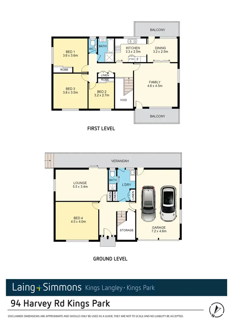 Floorplan of Homely house listing, 94 Harvey Road, Kings Park NSW 2148