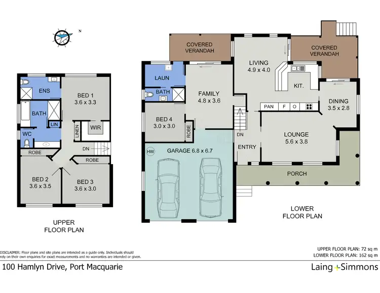 Floorplan of Homely house listing, 100 Hamlyn Drive, Port Macquarie NSW 2444