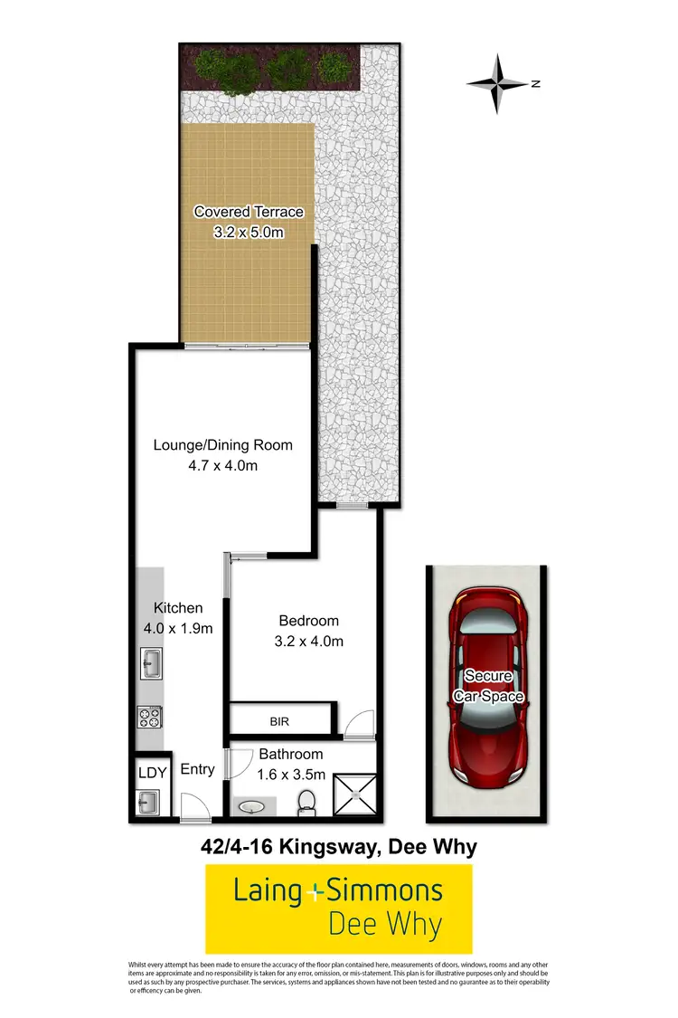 Floorplan of Homely apartment listing, 42/4-16 Kingsway, Dee Why NSW 2099