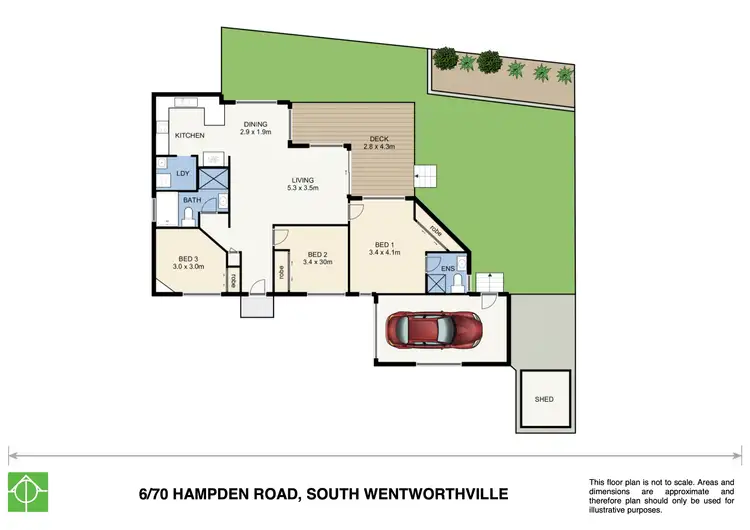 Floorplan of Homely villa listing, 6/70-72 Hampden Rd, South Wentworthville NSW 2145