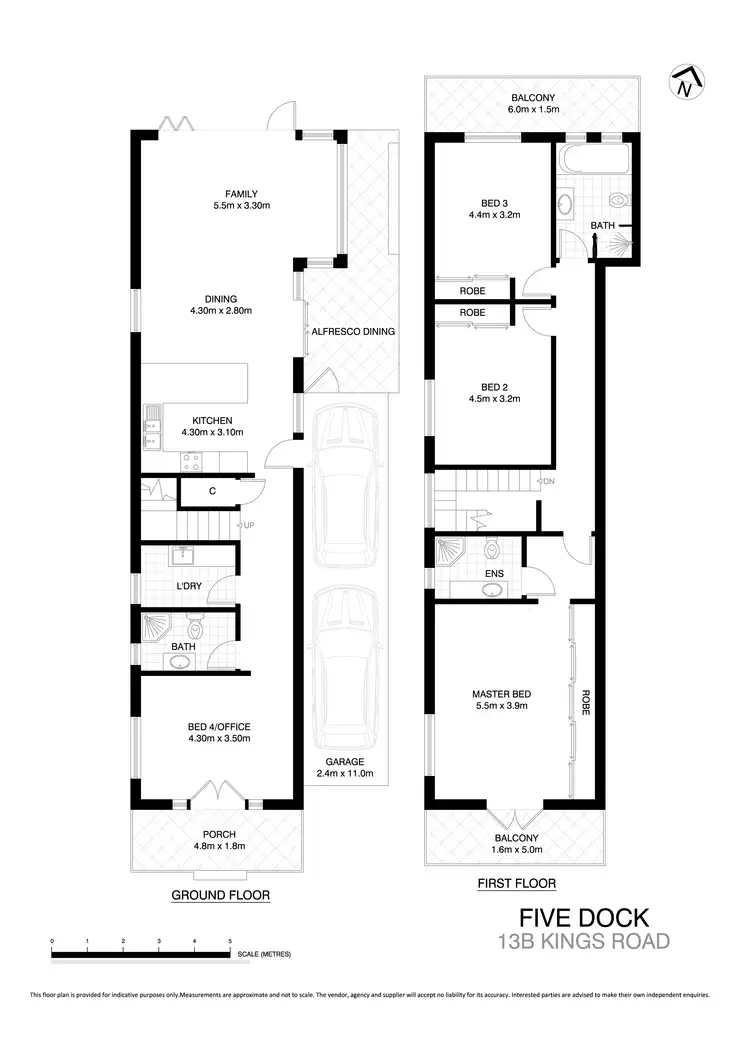Floorplan of Homely house listing, 13B Kings Road, Five Dock NSW 2046