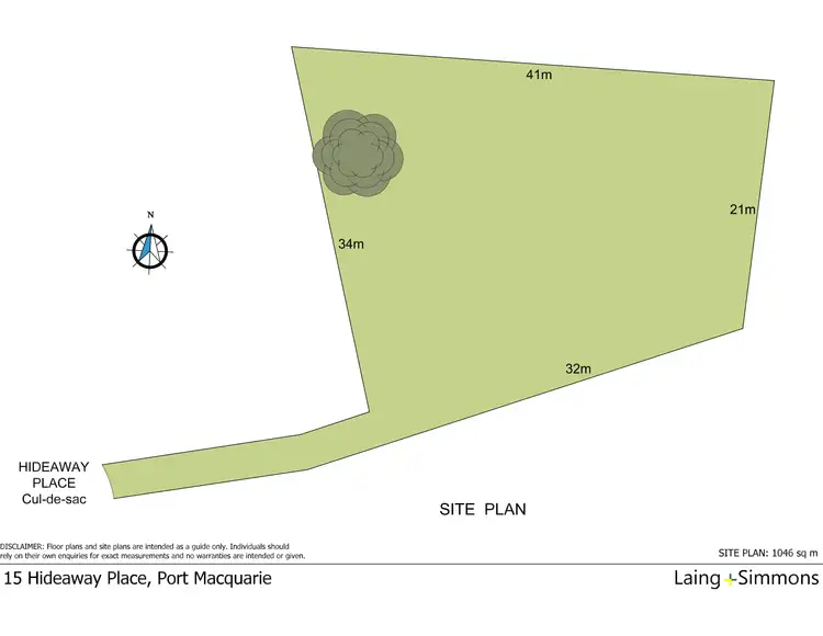 Floorplan of Homely land listing, 15 Hideaway Place, Port Macquarie NSW 2444