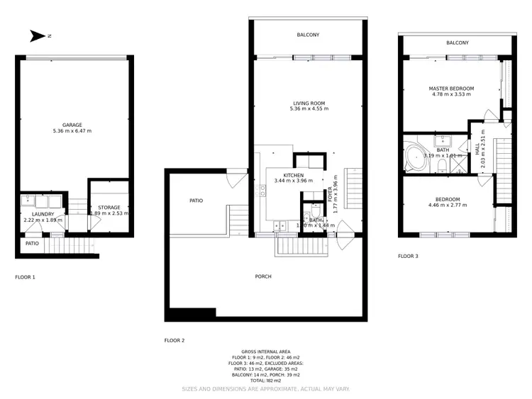 Floorplan of Homely townhouse listing, 7/4 Riley Street, North Sydney NSW 2060