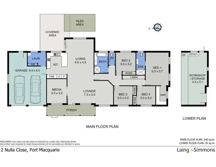 Floorplan of Homely house listing, 2 Nulla Close, Port Macquarie NSW 2444