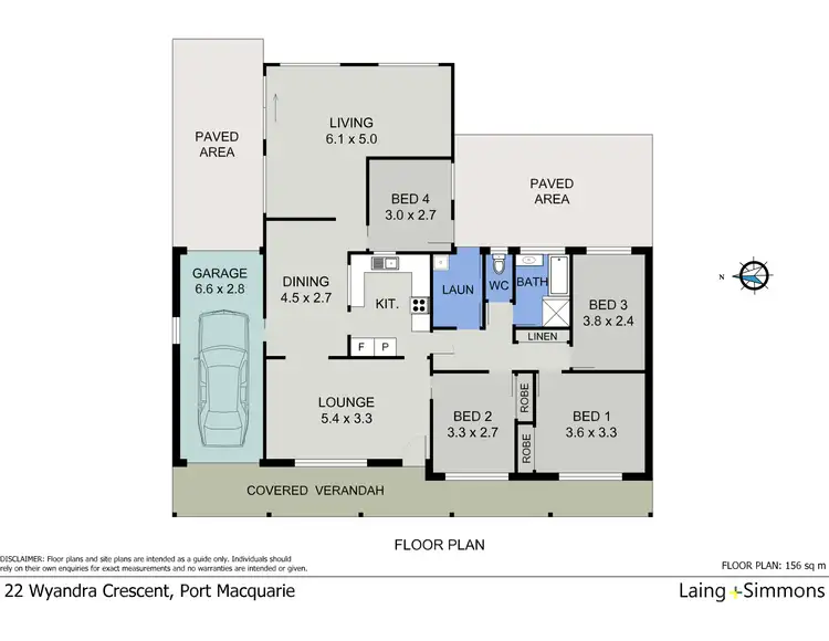 Floorplan of Homely house listing, 22 Wyandra Crescent, Port Macquarie NSW 2444