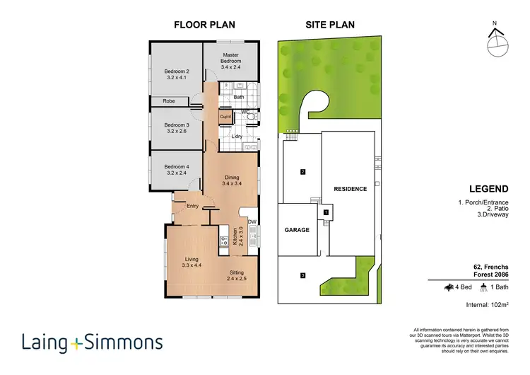 Floorplan of Homely house listing, 62 Frenchs Forest Road East, Frenchs Forest NSW 2086