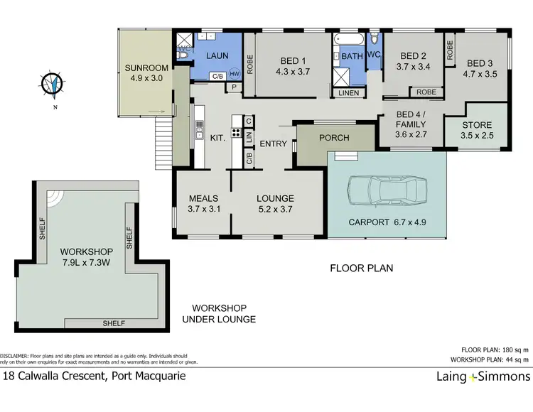 Floorplan of Homely house listing, 18 Calwalla Crescent, Port Macquarie NSW 2444
