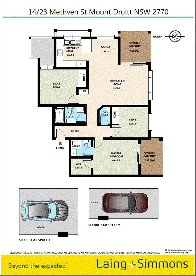 Floorplan of Homely unit listing, 14/23 Methven Street, Mount Druitt NSW 2770
