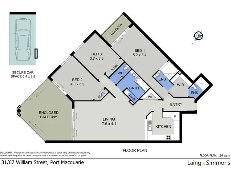 Floorplan of Homely apartment listing, 31/67 William Street, Port Macquarie NSW 2444