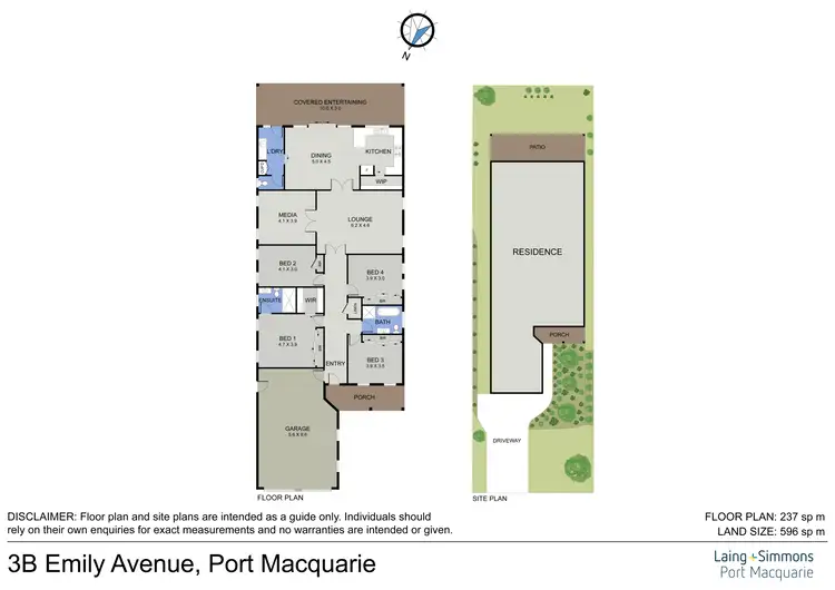 Floorplan of Homely house listing, 3B Emily Avenue, Port Macquarie NSW 2444