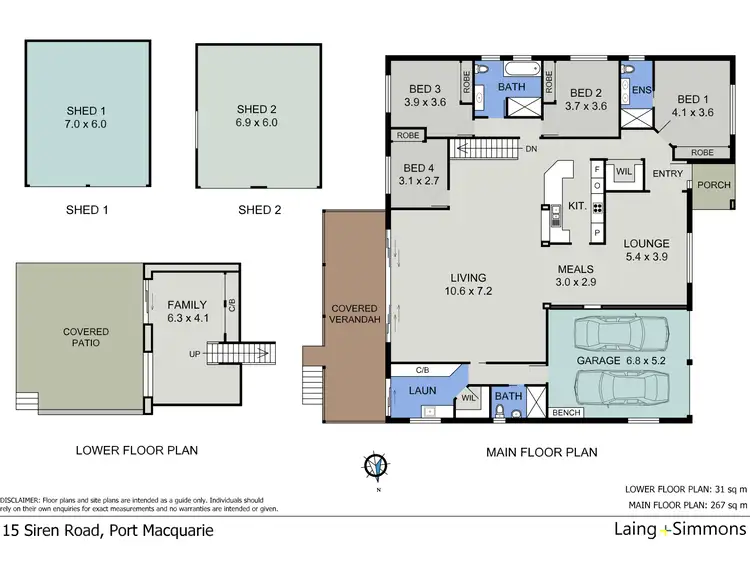 Floorplan of Homely house listing, 15 Siren Road, Port Macquarie NSW 2444