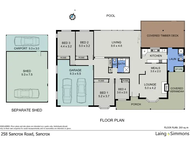 Floorplan of Homely house listing, 258 Sancrox Road, Sancrox NSW 2446