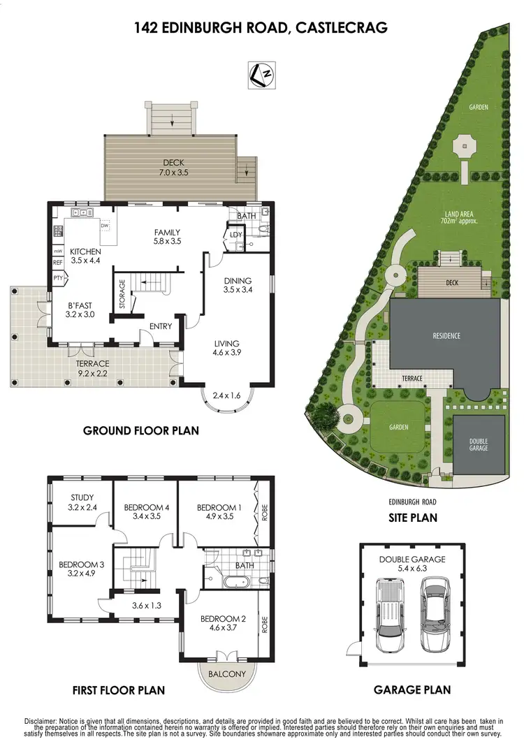Floorplan of Homely house listing, 142 Edinburgh Road, Castlecrag NSW 2068