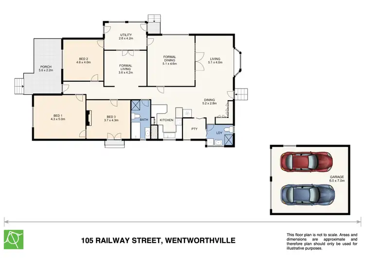 Floorplan of Homely house listing, 105 Railway Street, Wentworthville NSW 2145