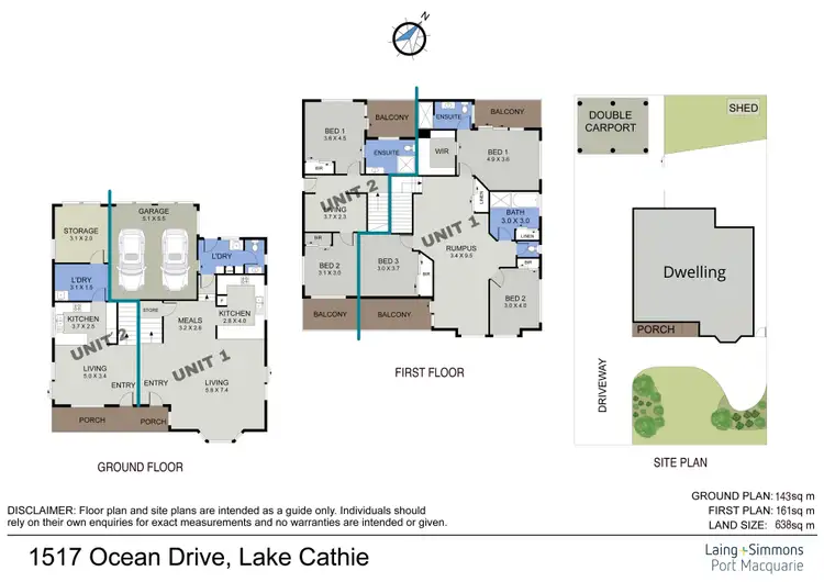 Floorplan of Homely house listing, 1517 Ocean Drive, Lake Cathie NSW 2445