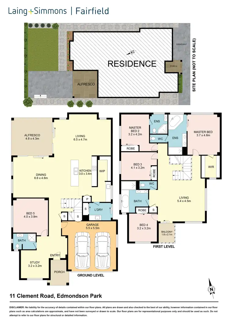 Floorplan of Homely house listing, 11 Clement Rd, Edmondson Park NSW 2174