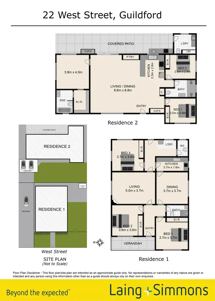 Floorplan of Homely house listing, Villa 9 West Street, Guildford NSW 2161