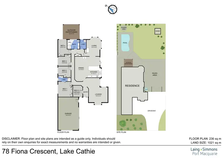 Floorplan of Homely house listing, 78 Fiona Crescent, Lake Cathie NSW 2445