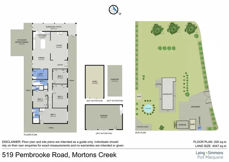 Floorplan of Homely house listing, 519 Pembrooke Road, Mortons Creek NSW 2446