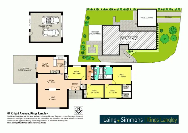 Floorplan of Homely house listing, 67 Knight Avenue, Kings Langley NSW 2147